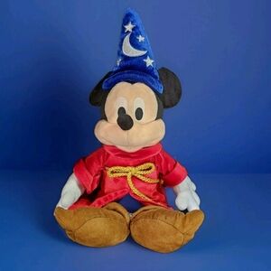 Disney’s Sorcerer Mickey Mouse Plush Fantasia 16" EUC